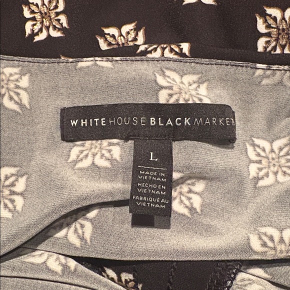 WHBM Dressy Floral Printed Tank Jumpsuit in Black Size Large -- WOW WOW WOW!!! - Picture 11 of 11